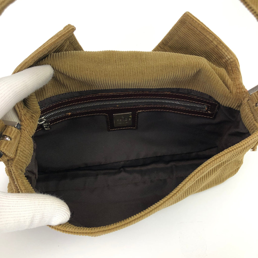 FENDI CORDUROY BAGUETTE BAG