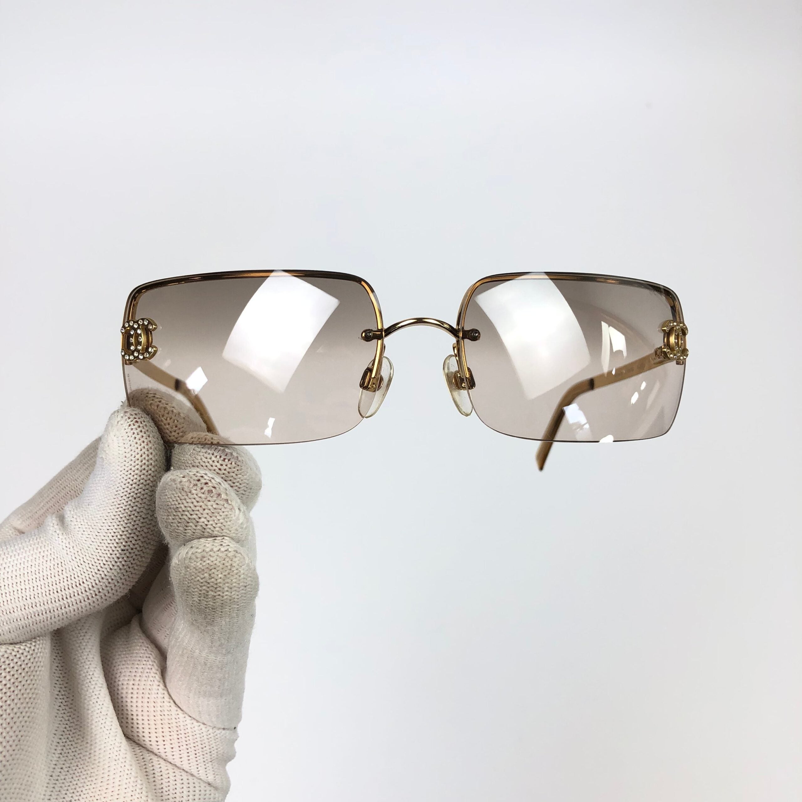 CHANEL RIMLESS SUNGLASSES