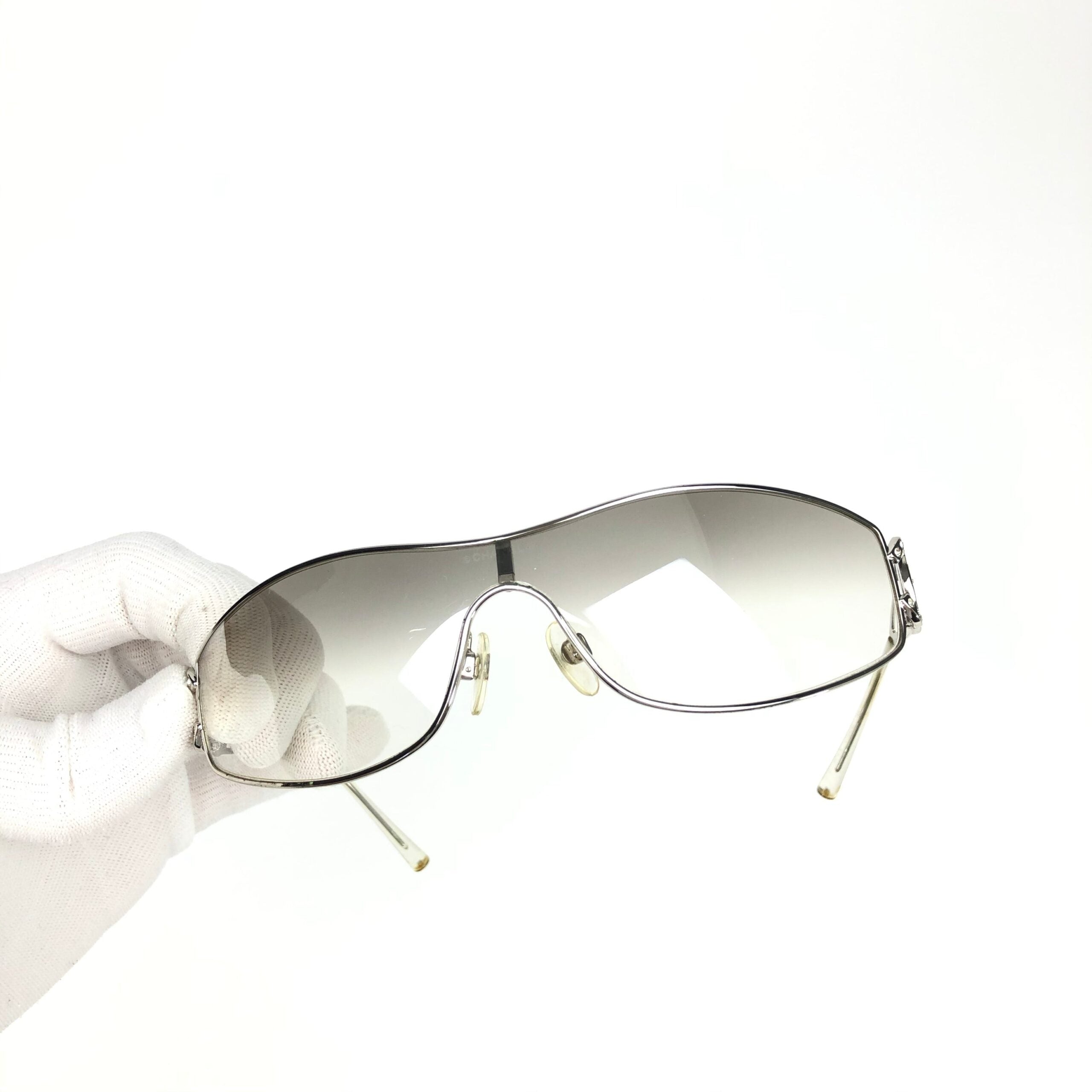 CHANEL RIMLESS VISOR SUNGLASSES