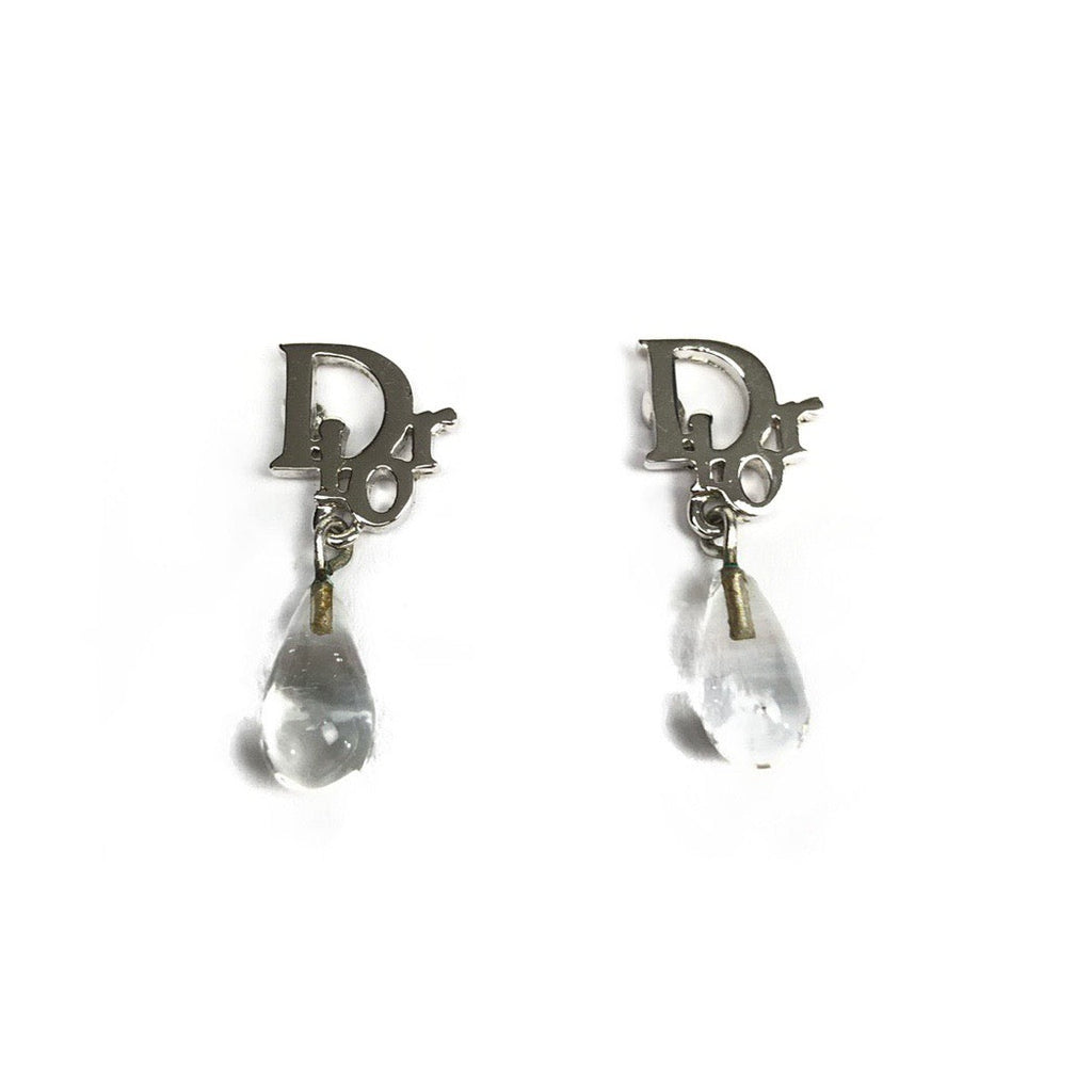 CHRISTIAN DIOR MONOGRAM EARRINGS