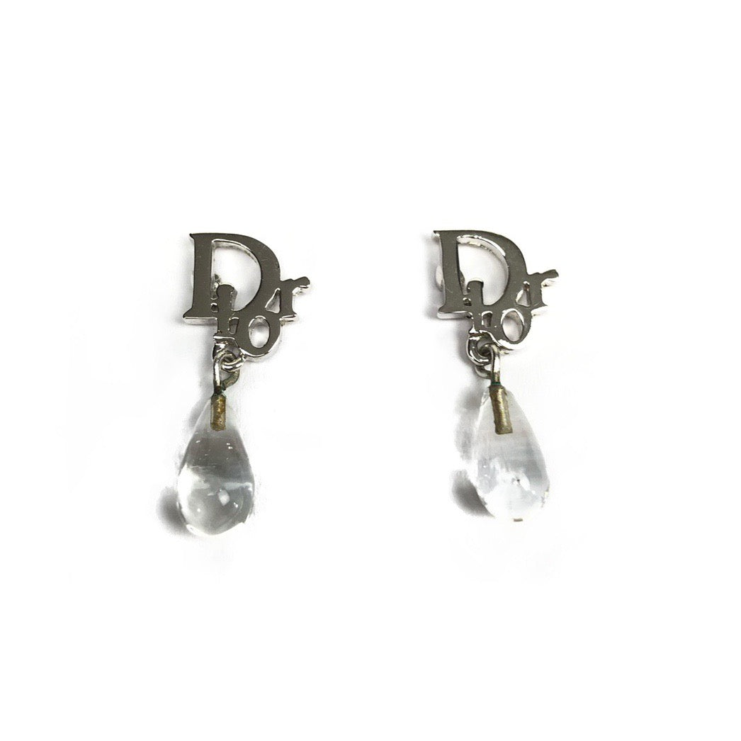 CHRISTIAN DIOR MONOGRAM EARRINGS