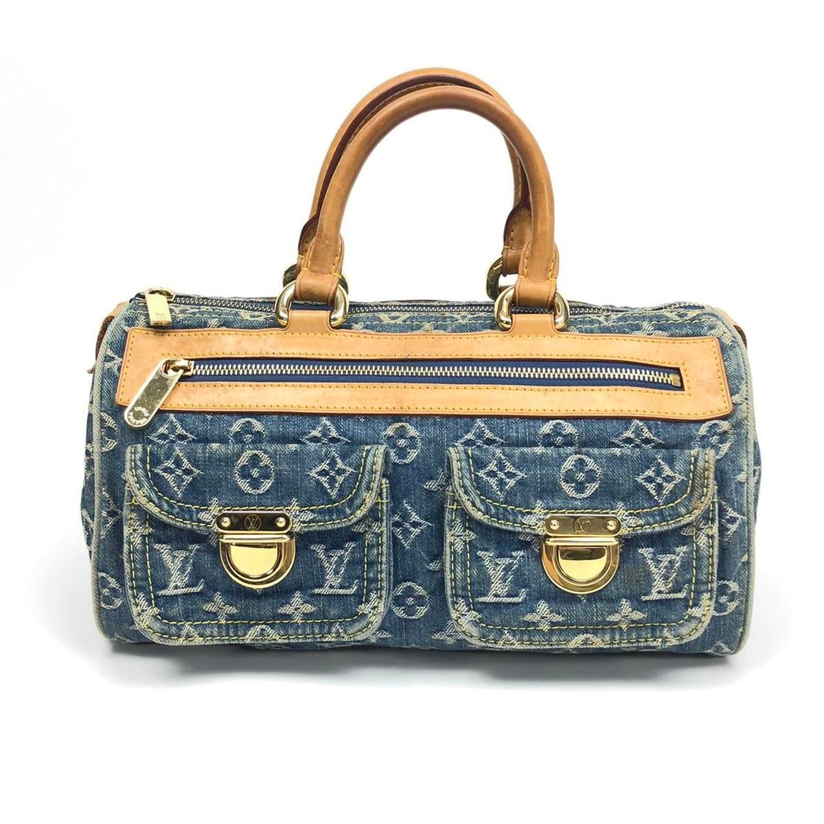LOUIS VUITTON NEO SPEEDY DENIM BAG