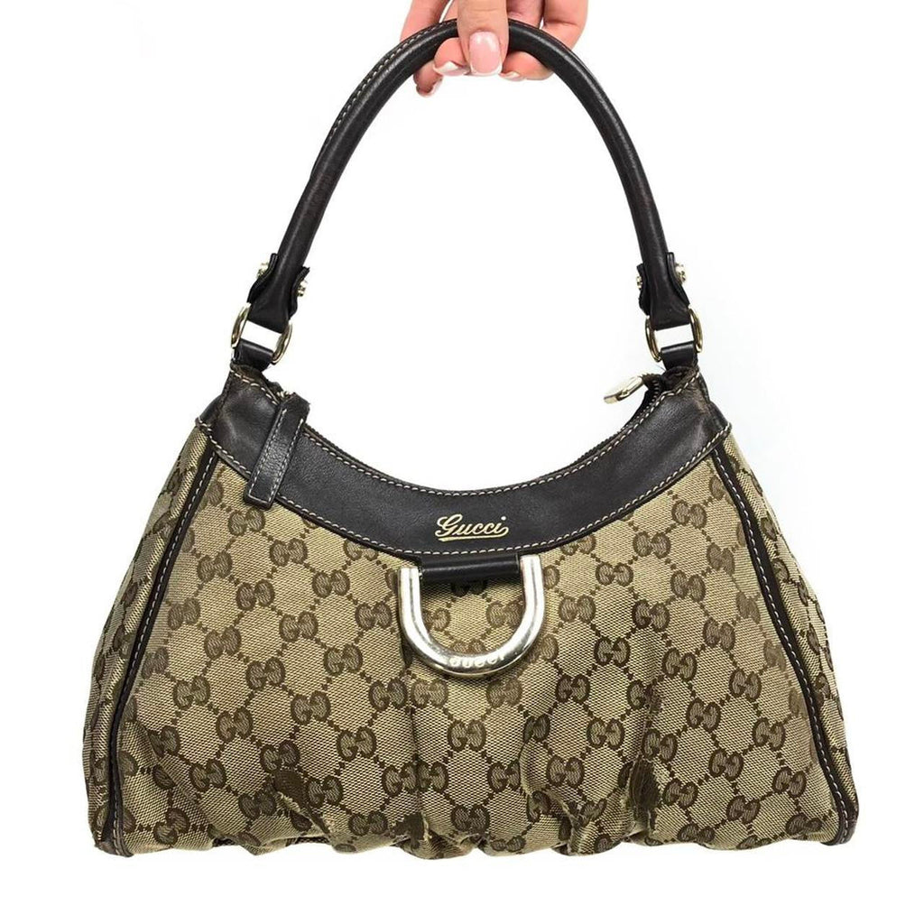 GUCCI MONOGRAM SHOULDER BAG