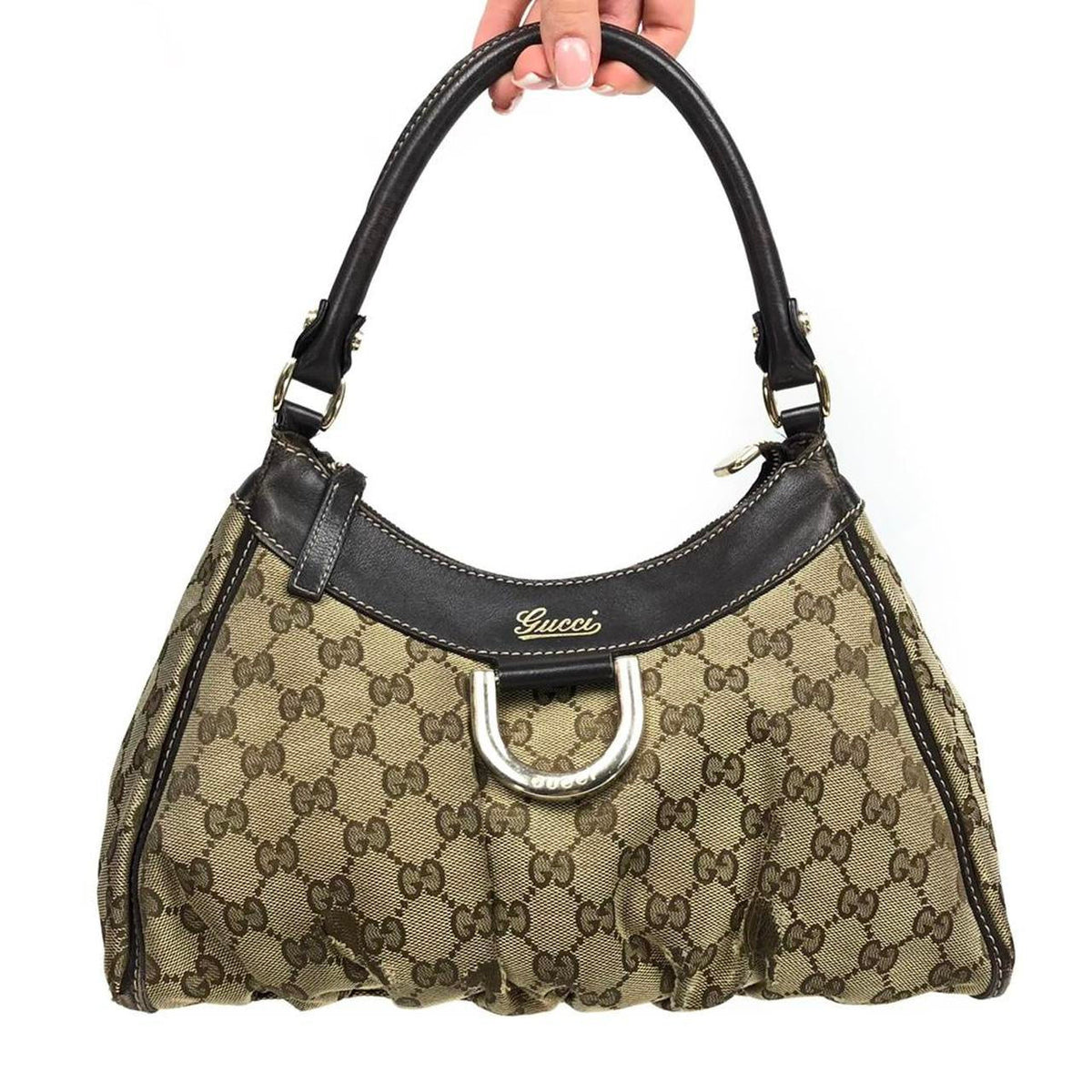 GUCCI MONOGRAM SHOULDER BAG