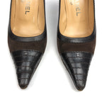CHANEL LOGO HEELS - UK 3 /  US 5 /  EU 36
