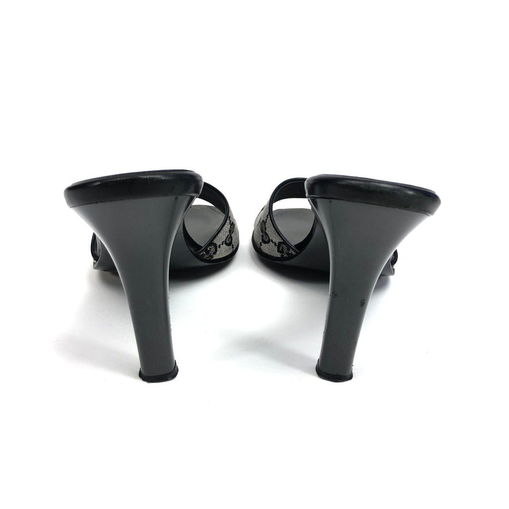 GUCCI MONOGRAM HEELS -  UK 3 / US 5 / EU 36