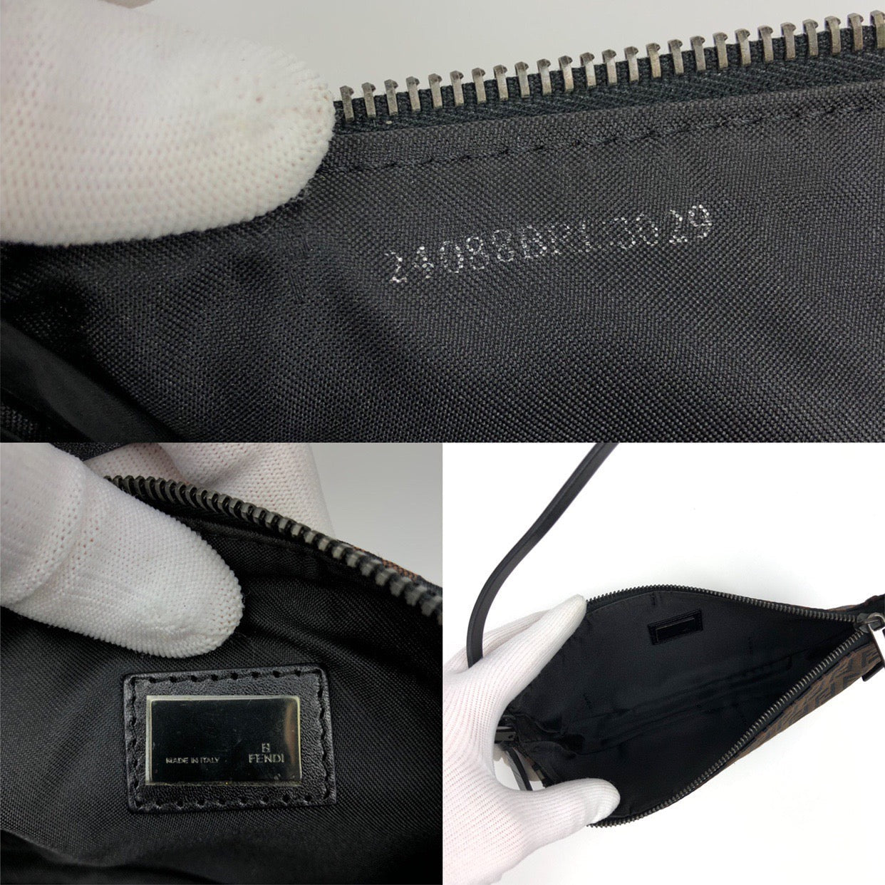 FENDI ZUCCA SHOULDER BAG