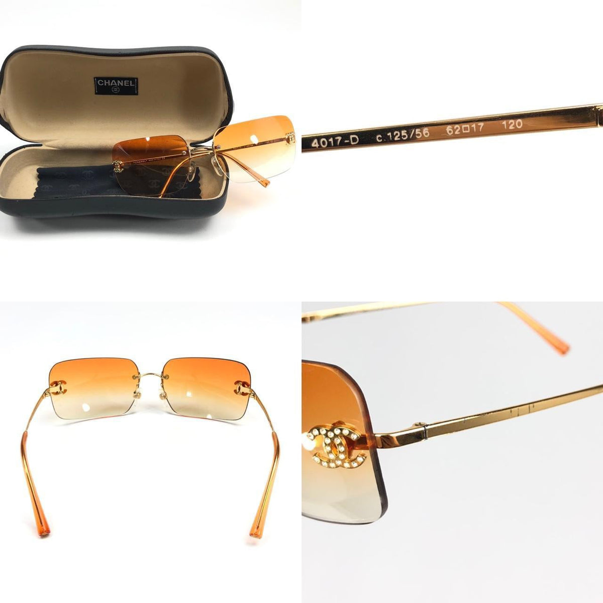 CHANEL RIMLESS SUNGLASSES