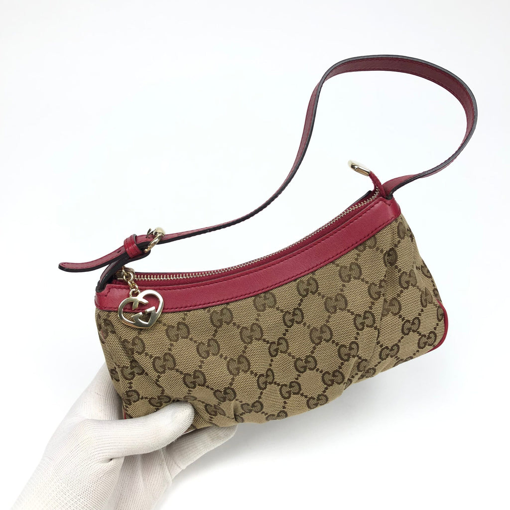 GUCCI MONOGRAM SHOULDER BAG