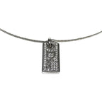 CHRISTIAN DIOR DIAMANTÉ TAG NECKLACE