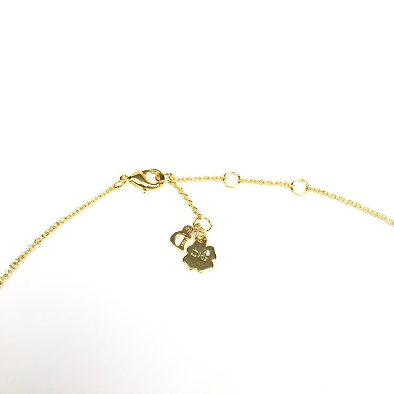CHRISTIAN DIOR MONOGRAM NECKLACE