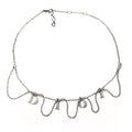 CHRISTIAN DIOR JEWELLED SPELL-OUT NECKLACE