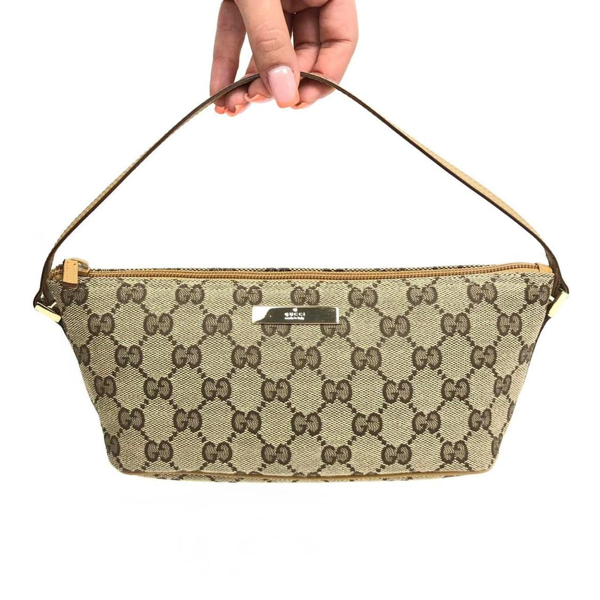 GUCCI MONOGRAM SHOULDER BAG