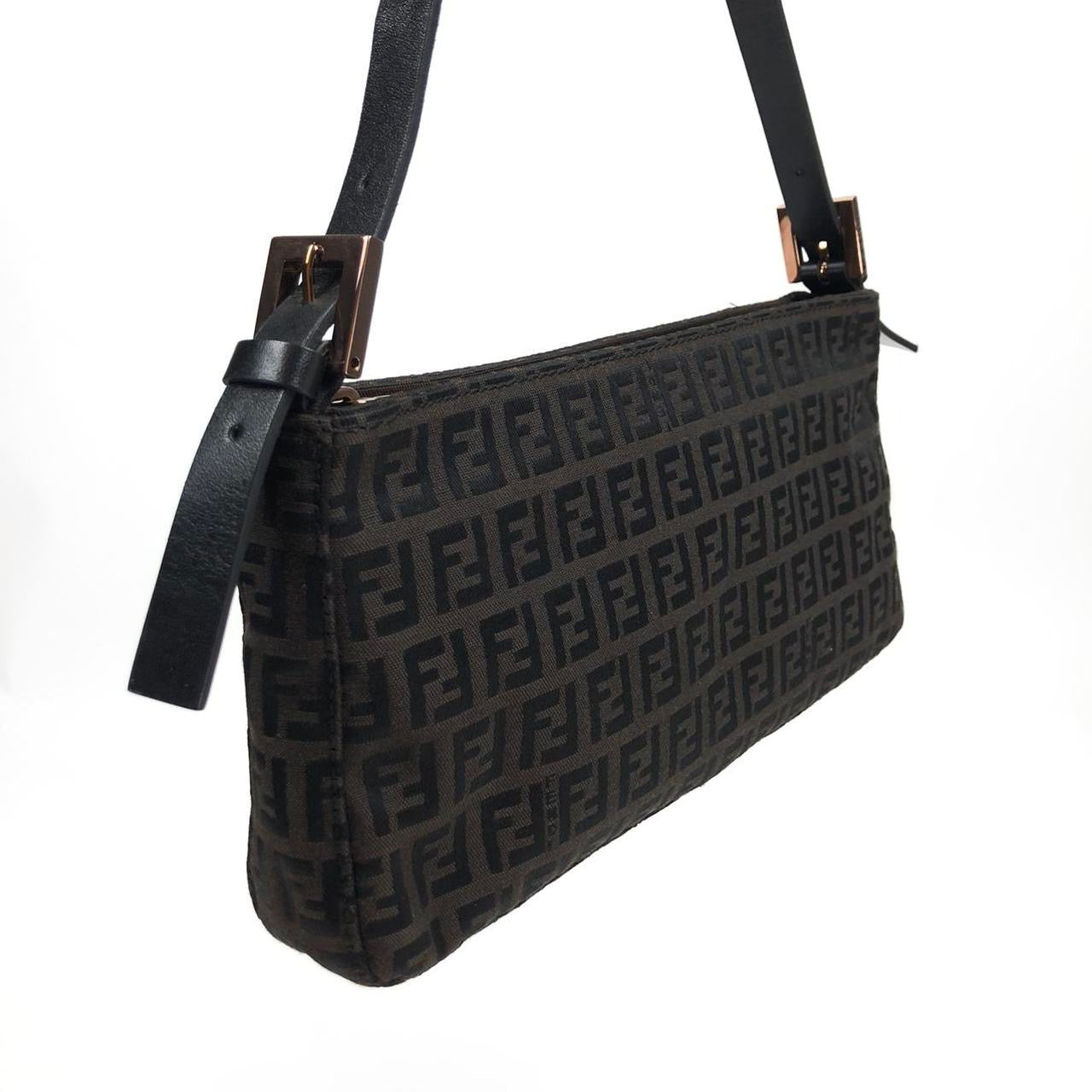 FENDI ZUCCA SHOULDER BAG