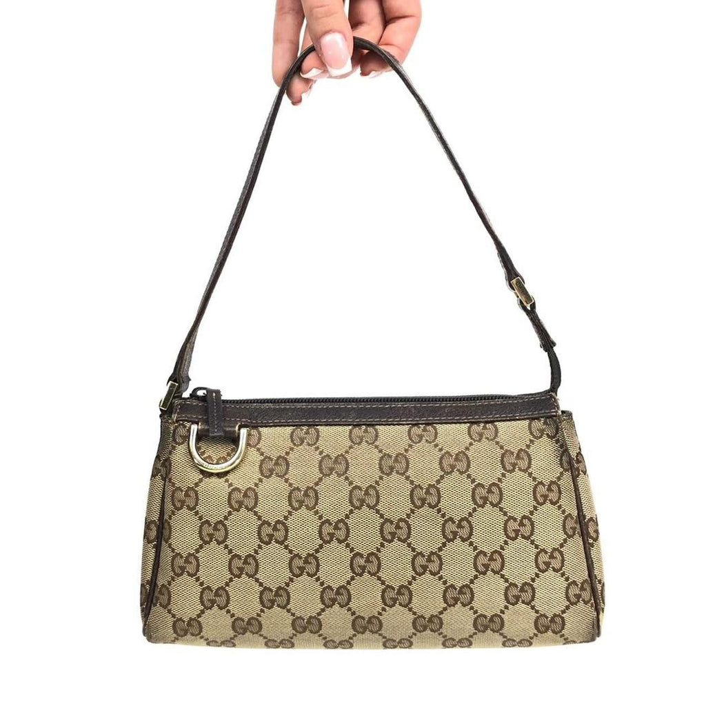 GUCCI MONOGRAM SHOULDER BAG