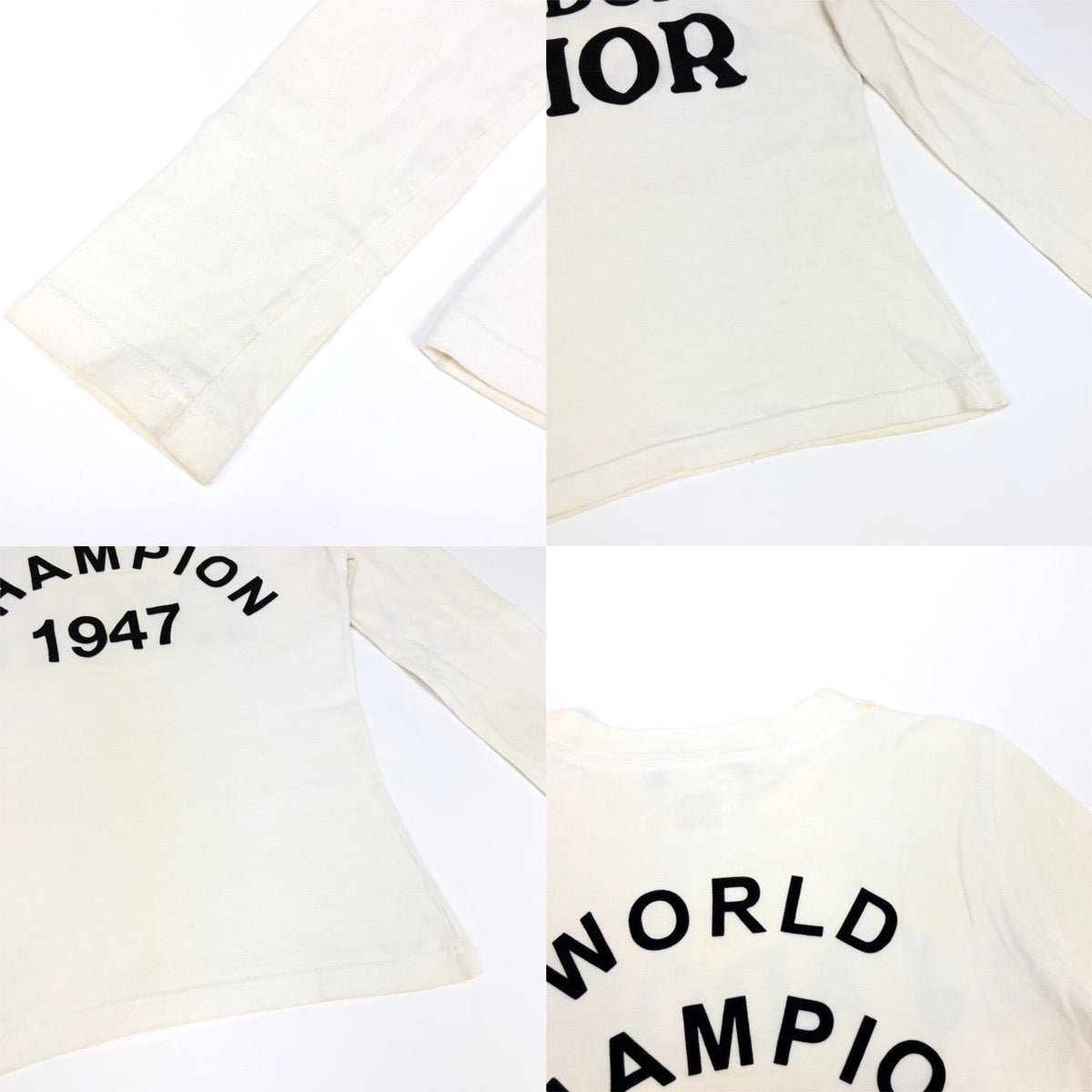 CHRISTIAN DIOR ‘J’ADORE DIOR’ LONG SLEEVE TOP