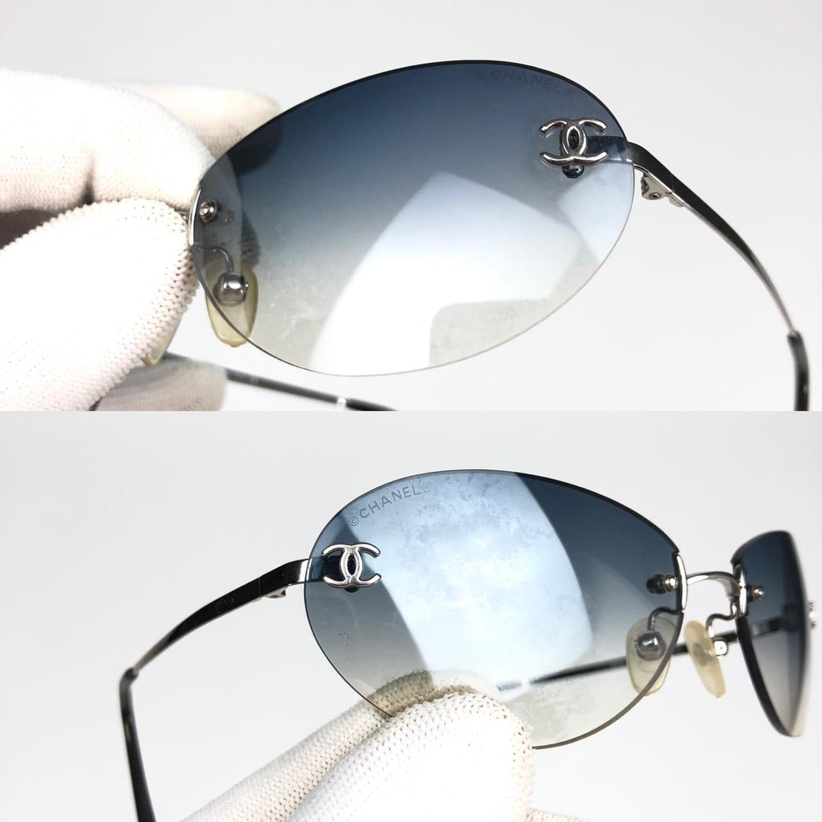CHANEL RIMLESS SUNGLASSES