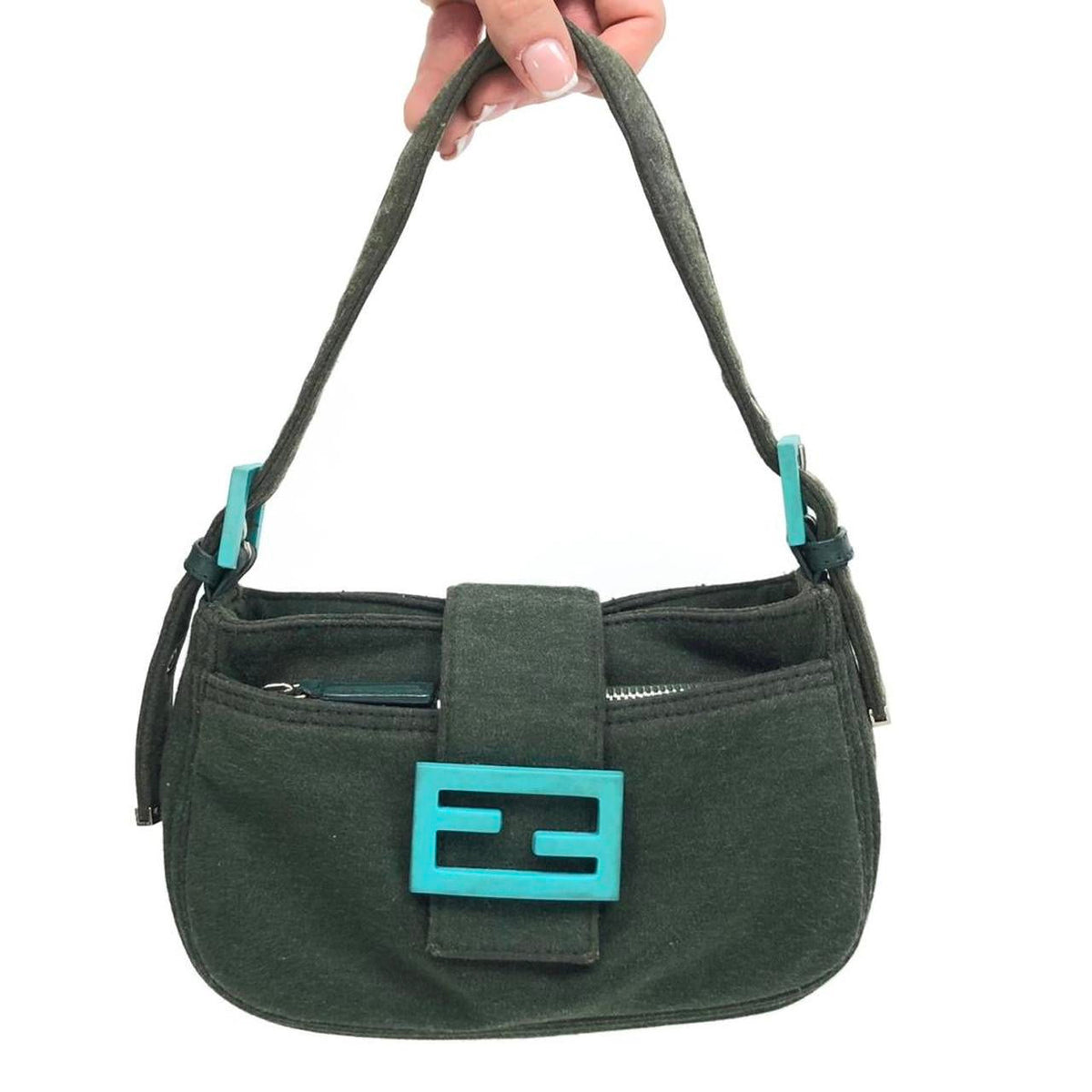FENDI ZUCCA SHOULDER BAG