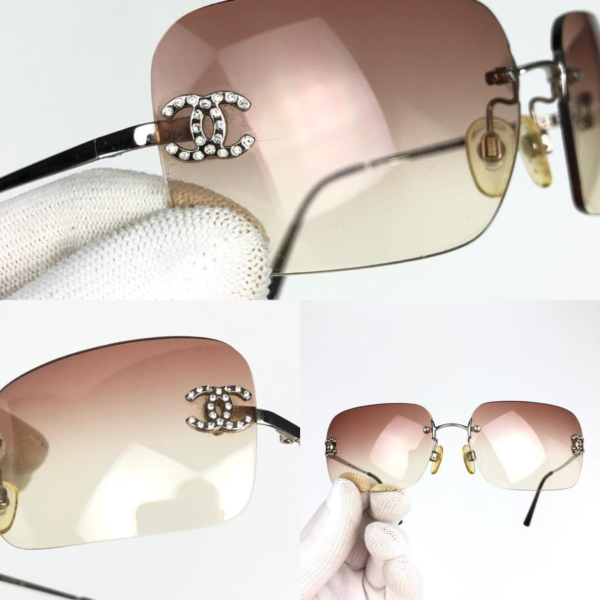 CHANEL RIMLESS SUNGLASSES