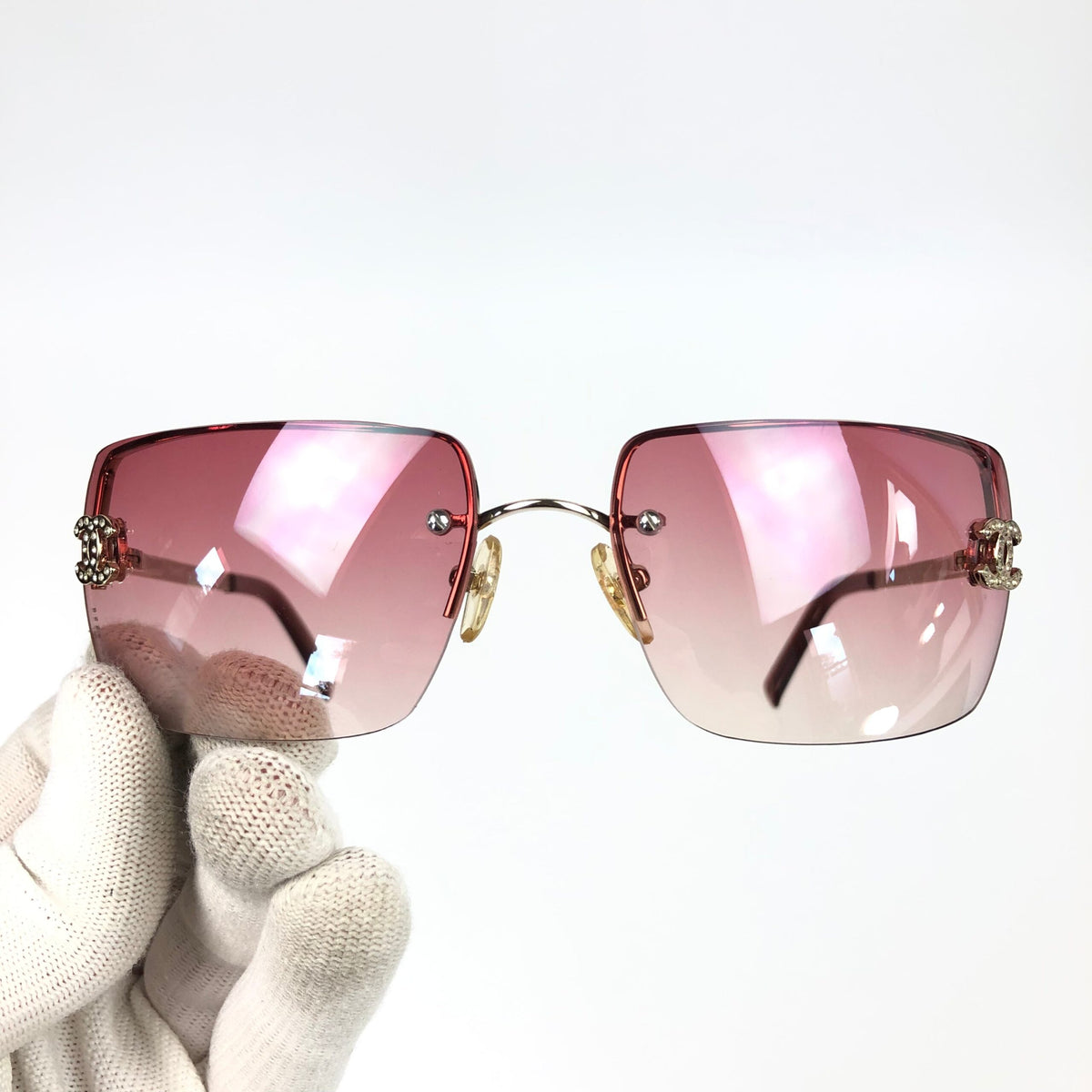 CHANEL RIMLESS SUNGLASSES