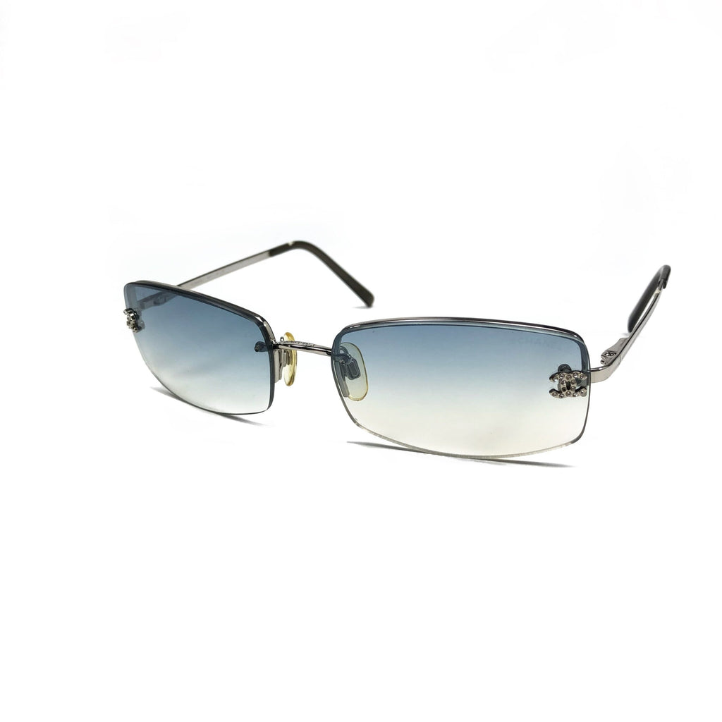 CHANEL BLUE GRADIENT SUNGLASSES