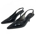 PRADA SLING-BACK LEATHER HEELS -  UK 3.5 / US 5.5 / EU 36.5