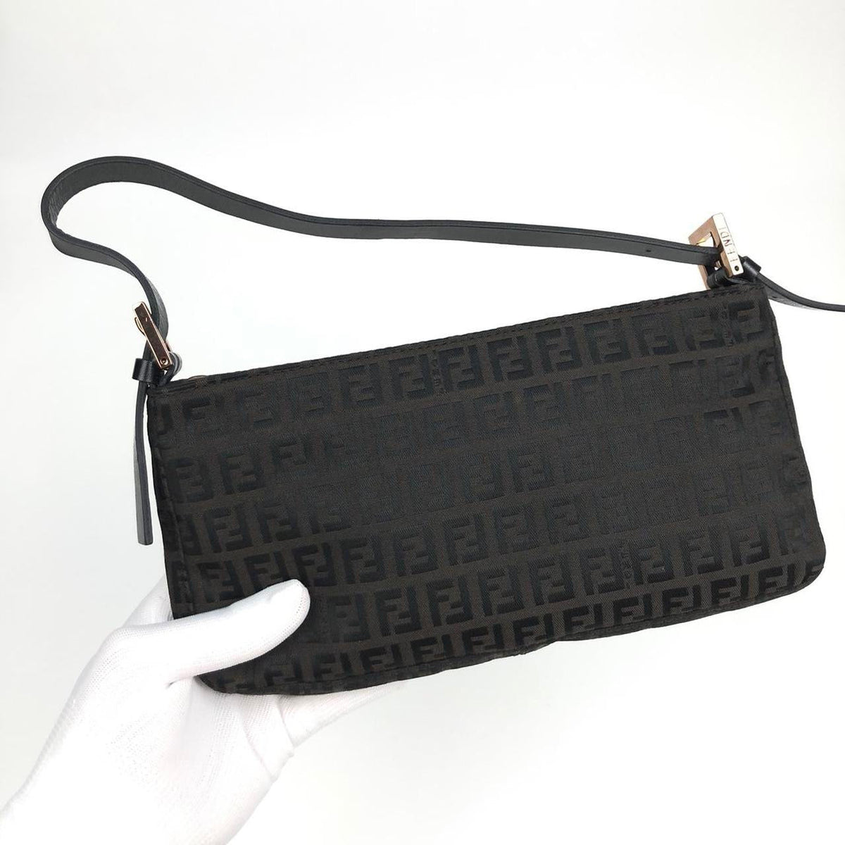FENDI ZUCCA SHOULDER BAG
