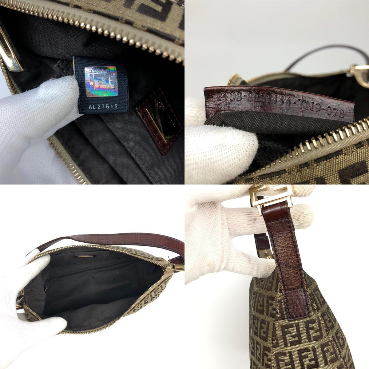 FENDI ZUCCA SHOULDER BAG