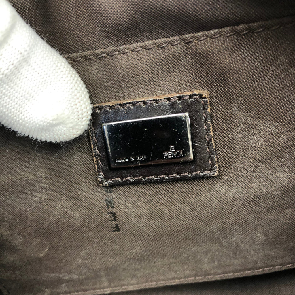 FENDI ZUCCA SHOULDER BAG