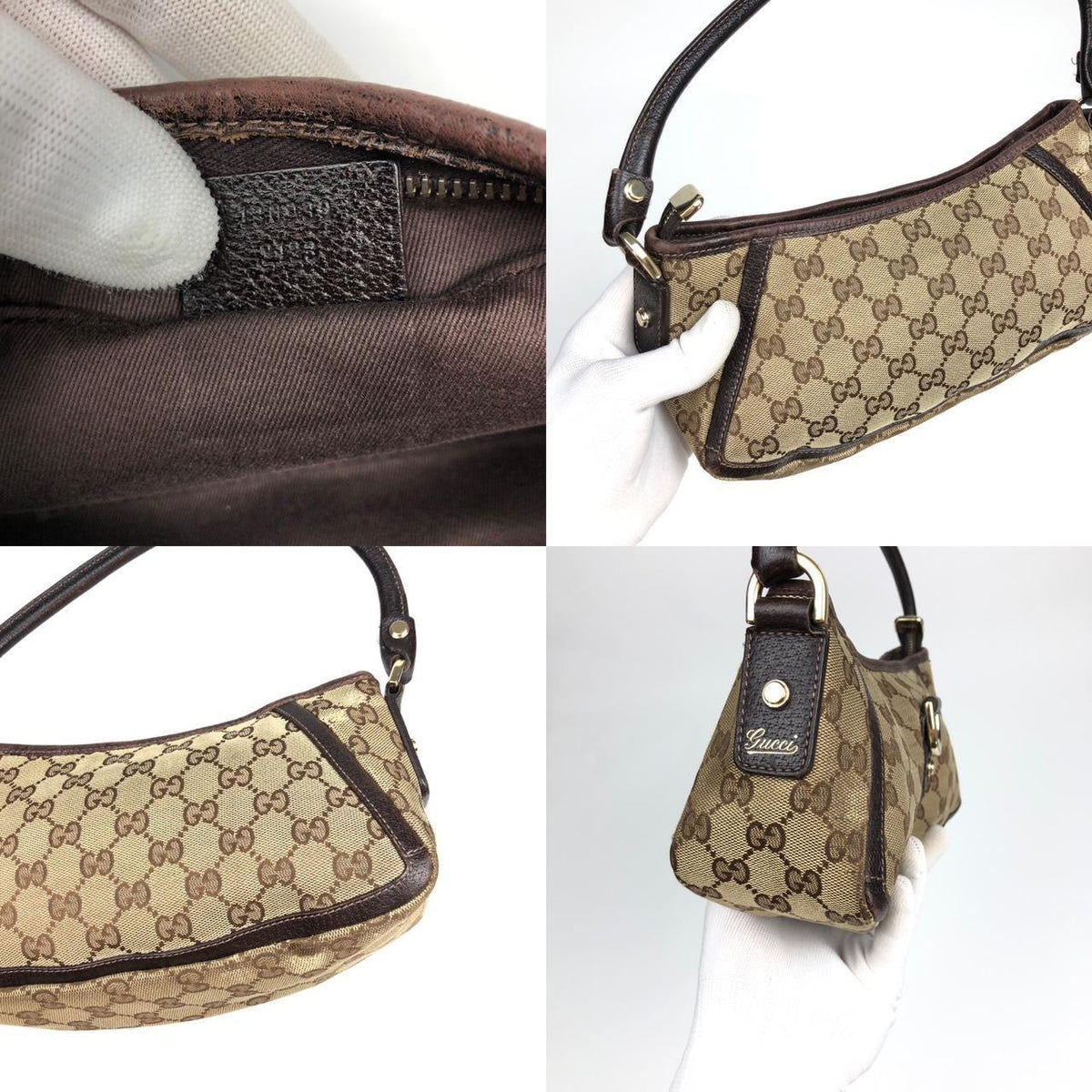 GUCCI MONOGRAM SHOULDER BAG
