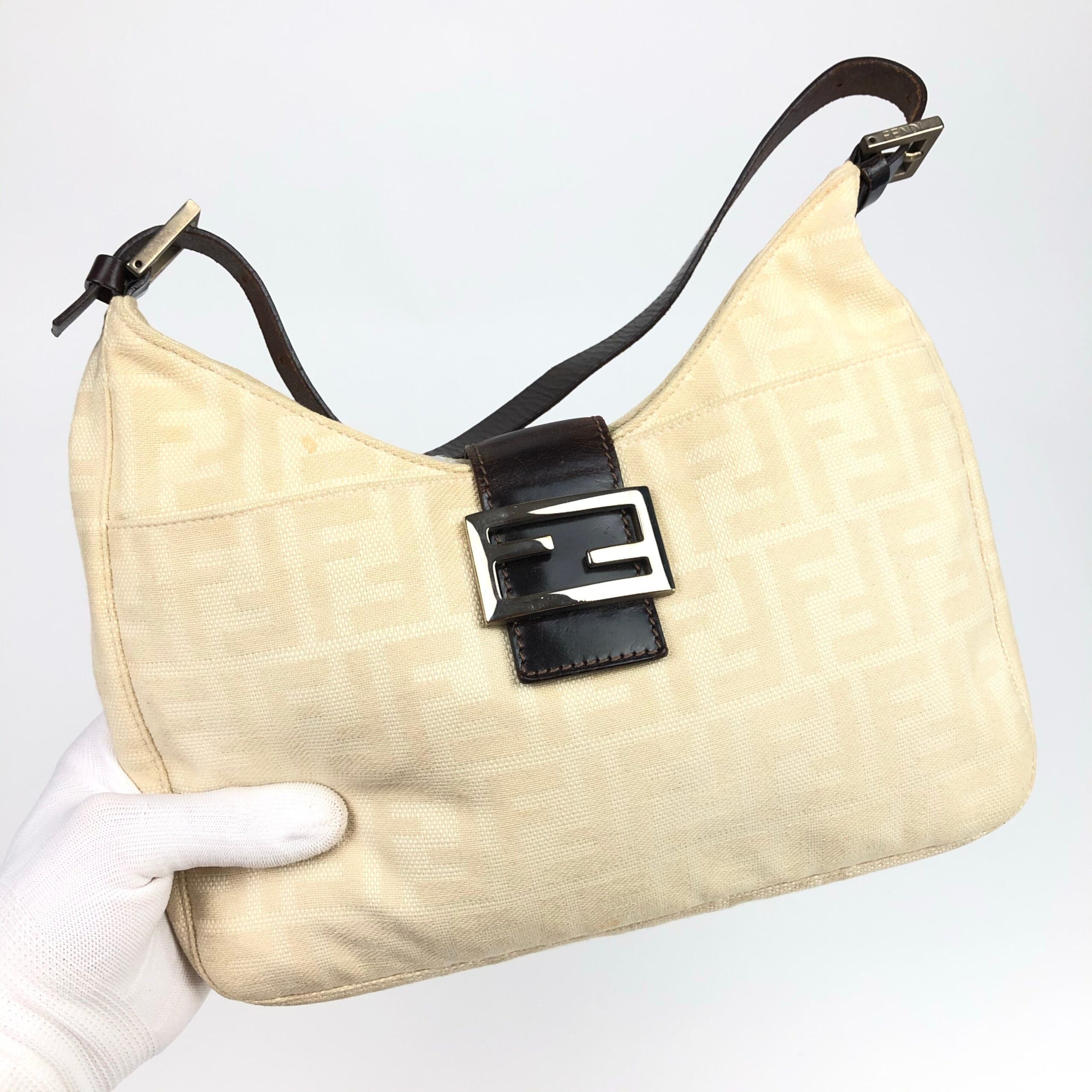 FENDI ZUCCA SHOULDER BAG