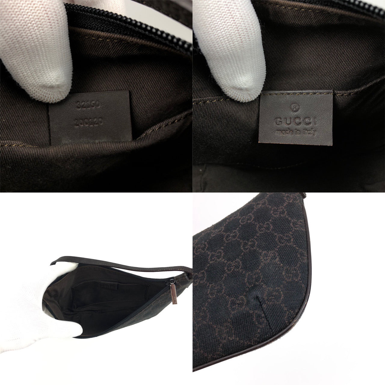 GUCCI MONOGRAM SHOULDER BAG
