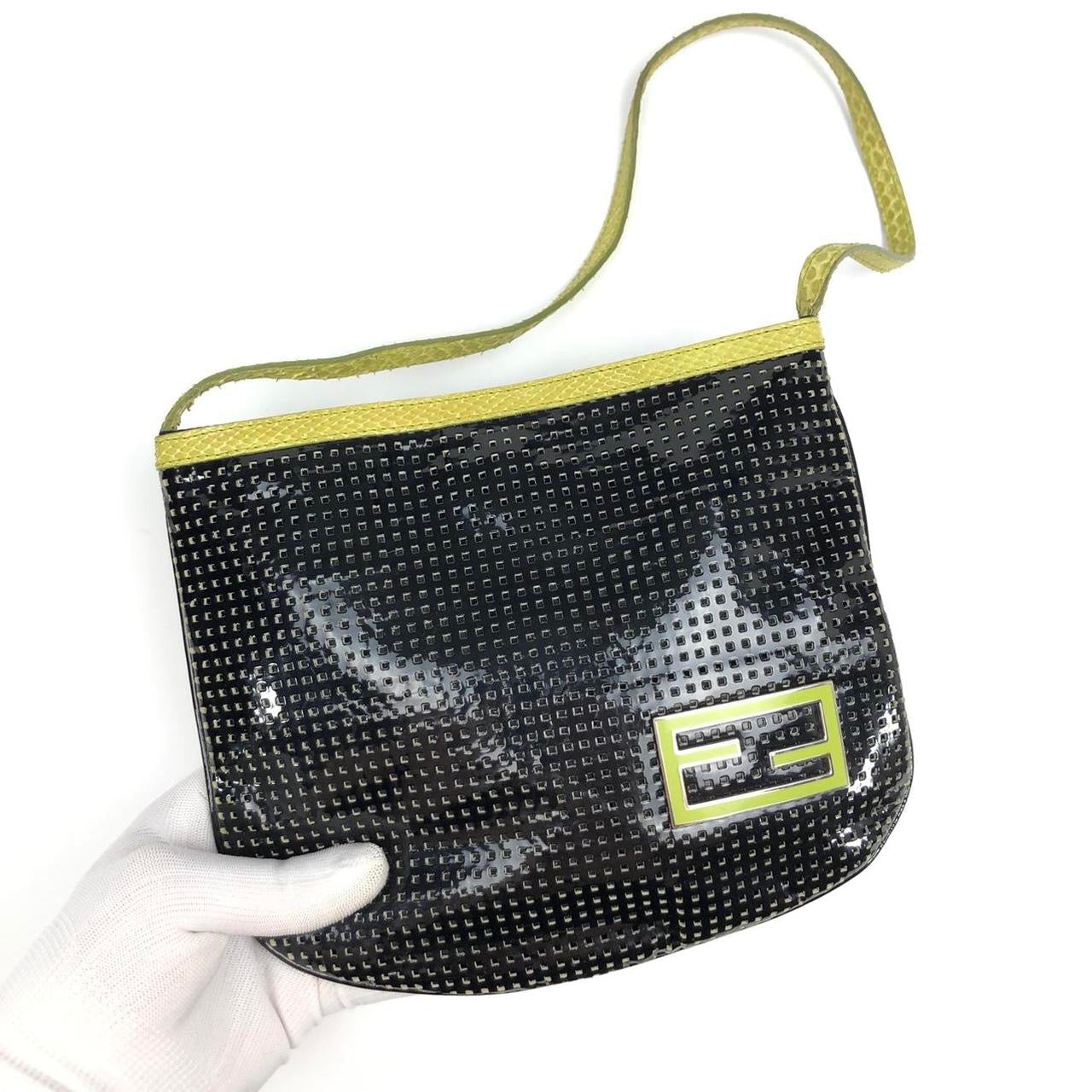 FENDI ZUCCA SHOULDER BAG