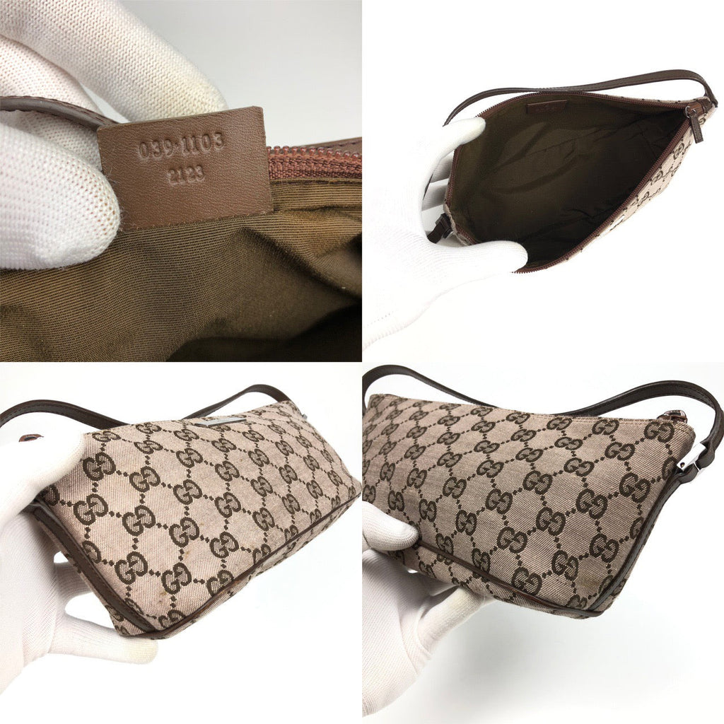 GUCCI MONOGRAM SHOULDER BAG