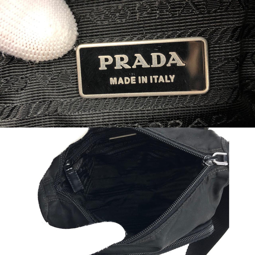 PRADA NYLON BUCKLE CROSSBODY BAG