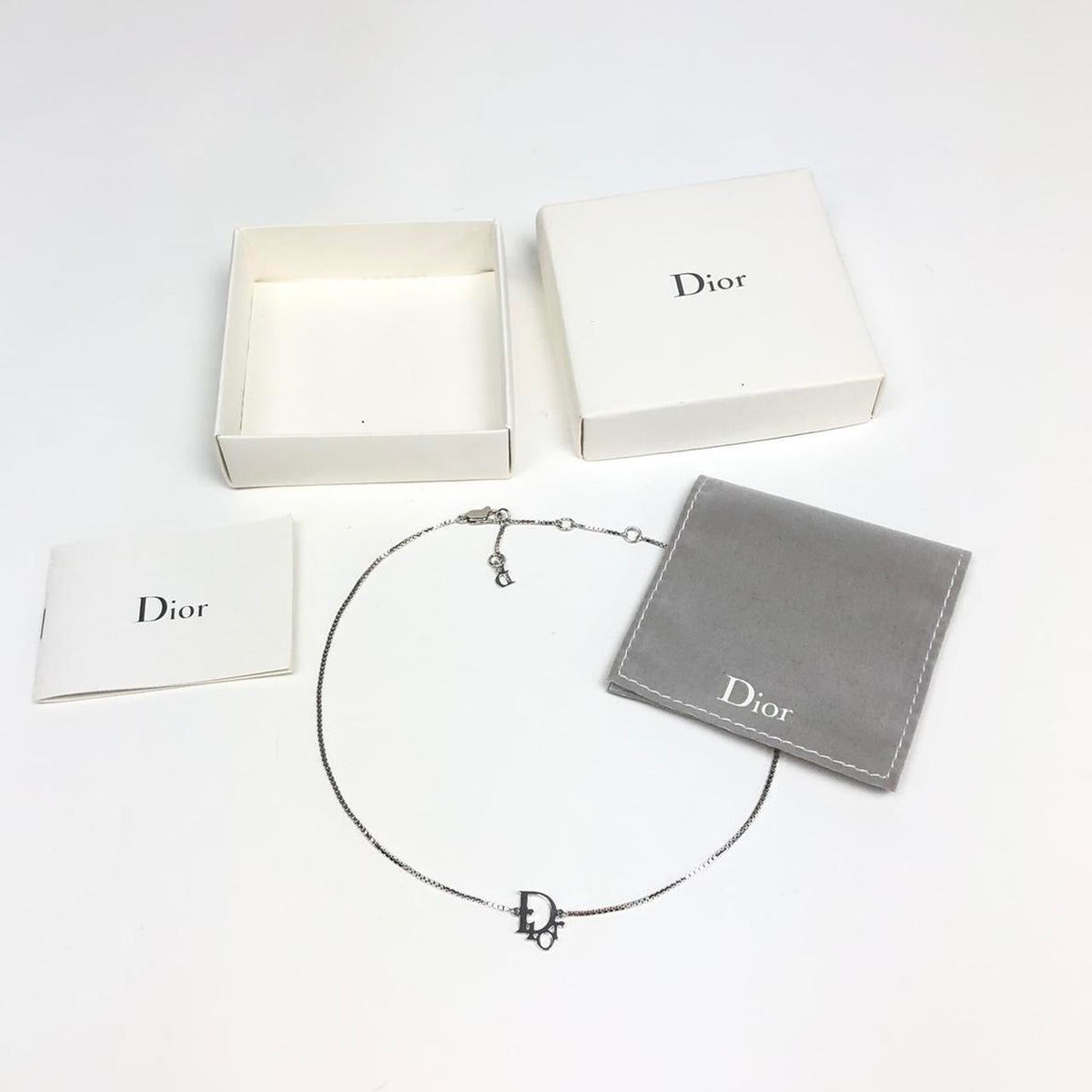 CHRISTIAN DIOR MONOGRAM NECKLACE