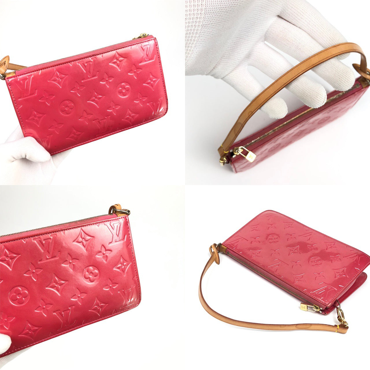 LOUIS VUITTON VERNIS POCHETTE SHOULDER BAG