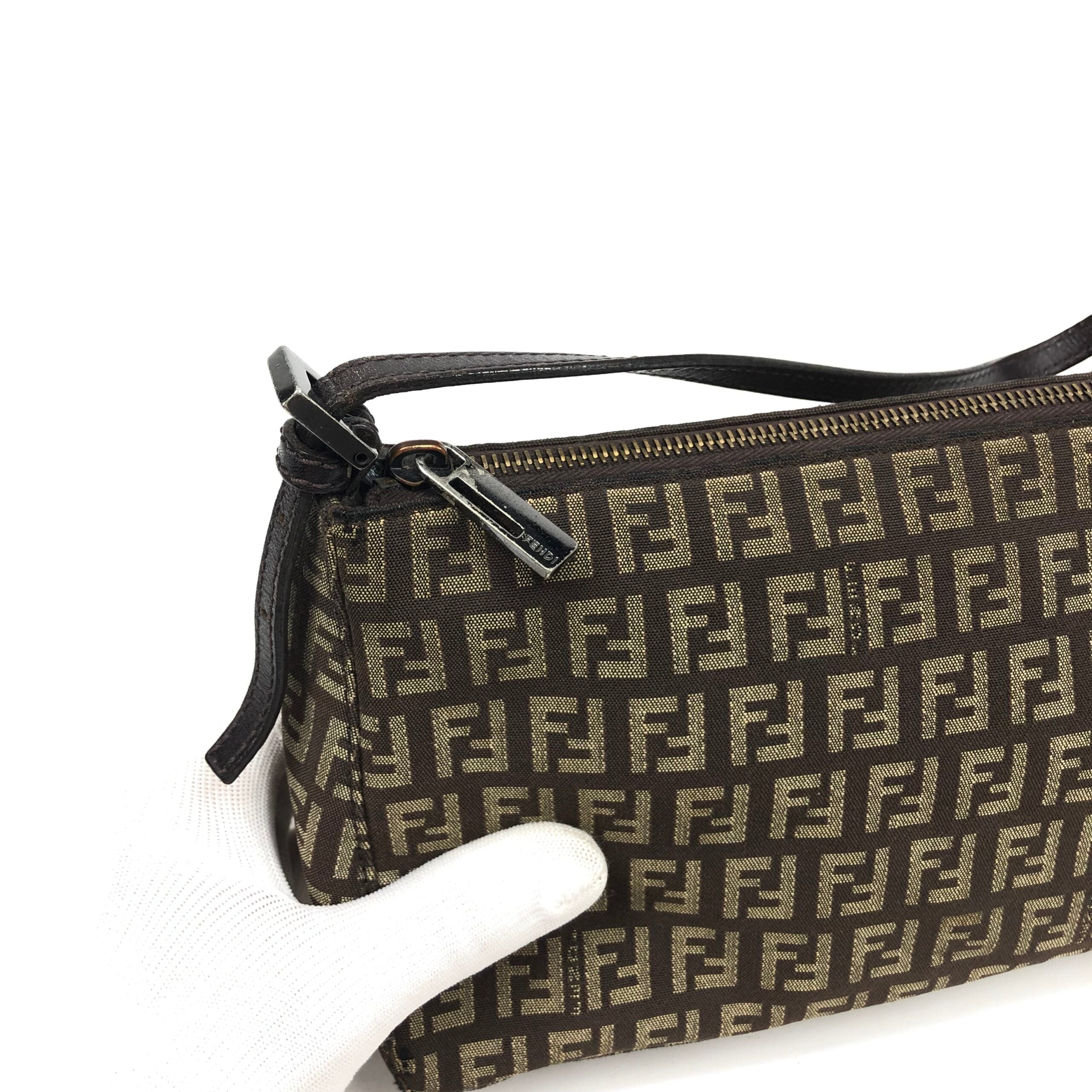 FENDI ZUCCA SHOULDER BAG