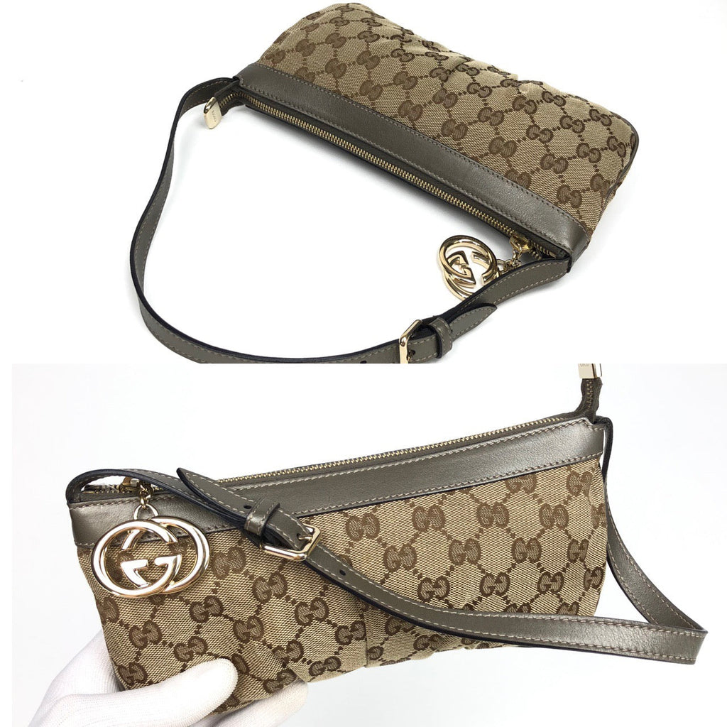 GUCCI MONOGRAM SHOULDER BAG