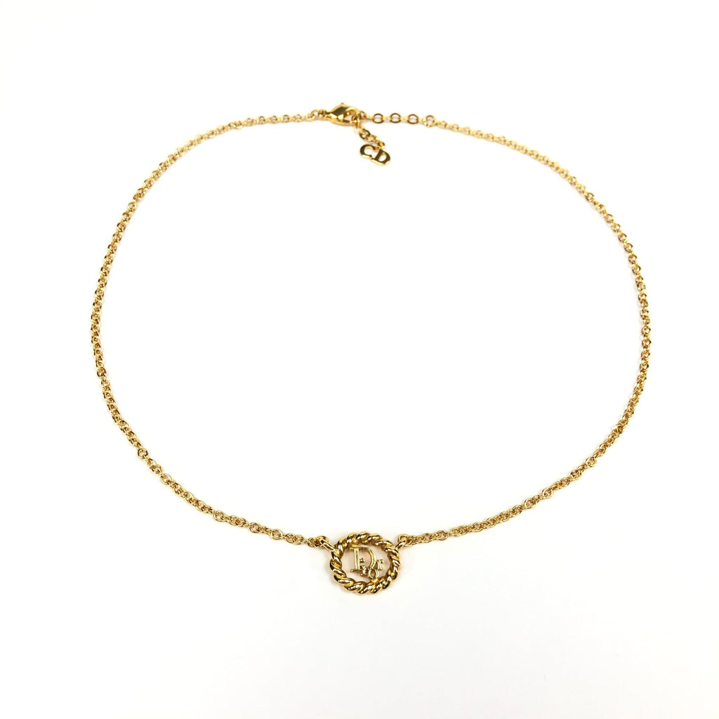 CHRISTIAN DIOR MONOGRAM NECKLACE