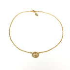 CHRISTIAN DIOR MONOGRAM NECKLACE