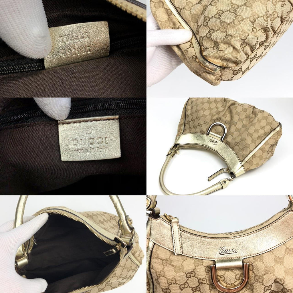 GUCCI MONOGRAM SHOULDER BAG