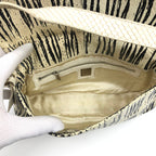FENDI PYTHON SNAKESKIN BAGUETTE SHOULDER BAG