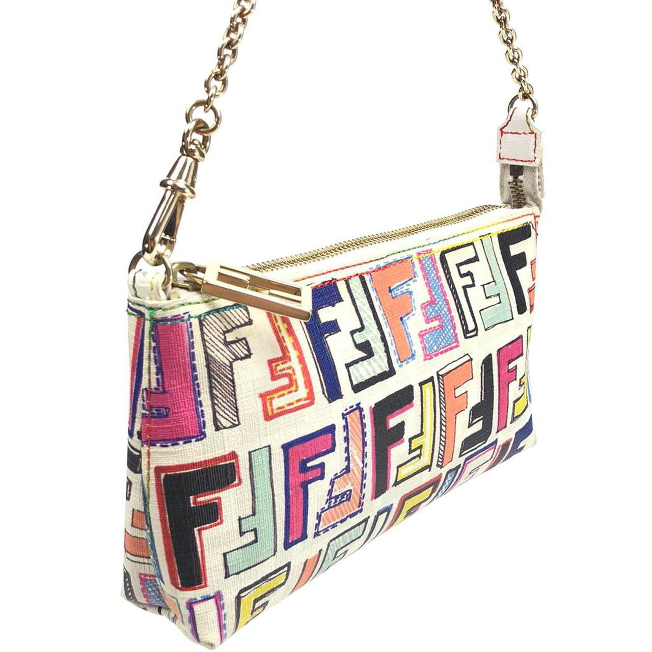 FENDI ZUCCA SHOULDER BAG