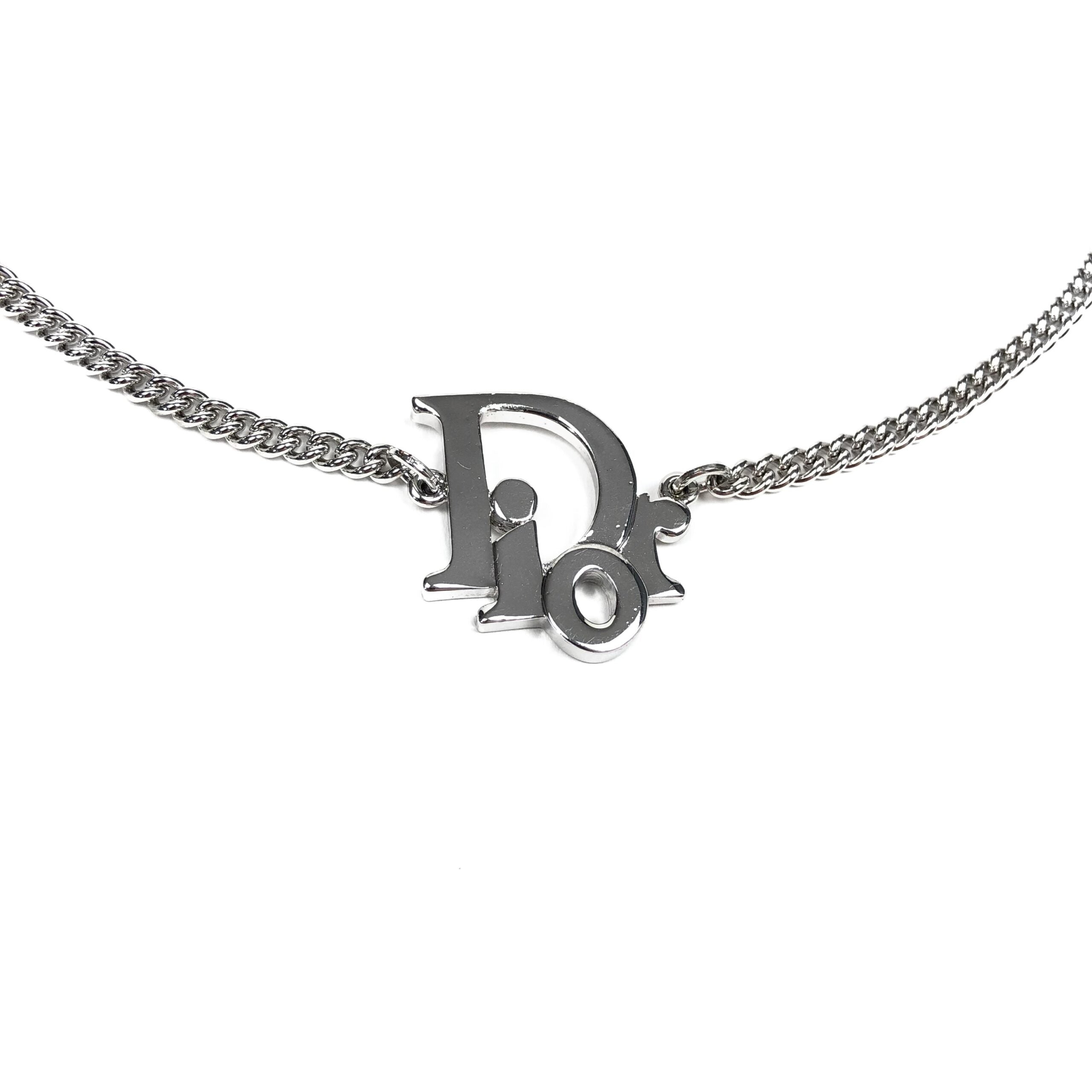 CHRISTIAN DIOR MONOGRAM NECKLACE
