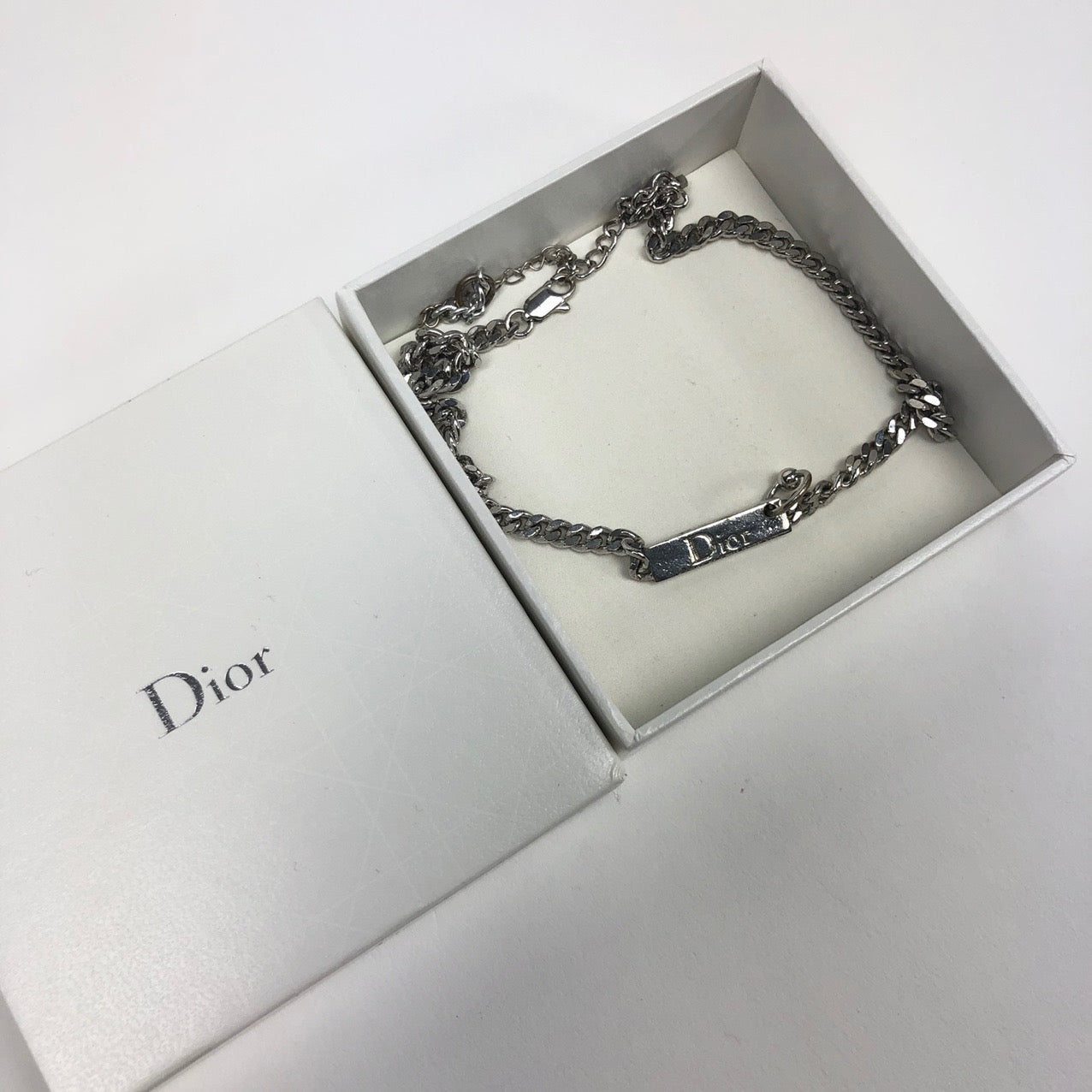 CHRISTIAN DIOR PIERCING CHOKER NECKLACE