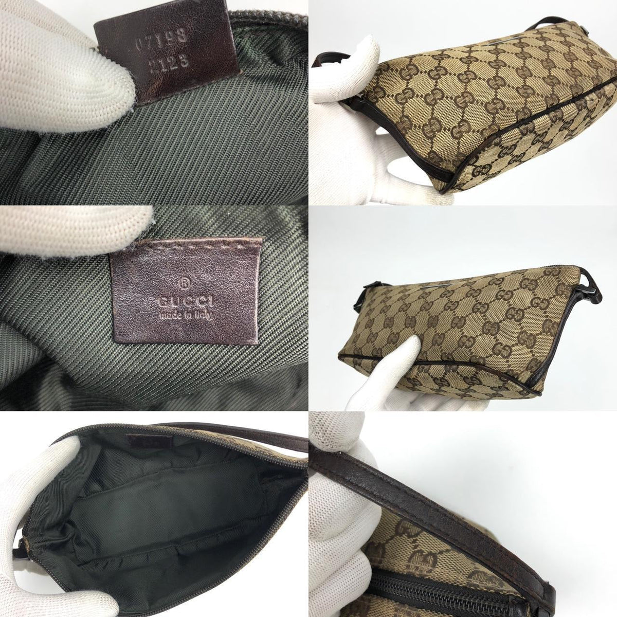 GUCCI MONOGRAM SHOULDER BAG