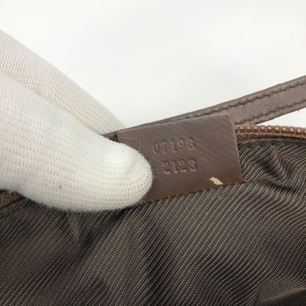 GUCCI MONOGRAM SHOULDER BAG