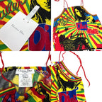 CHRISTIAN DIOR RASTA MANIA DRESS