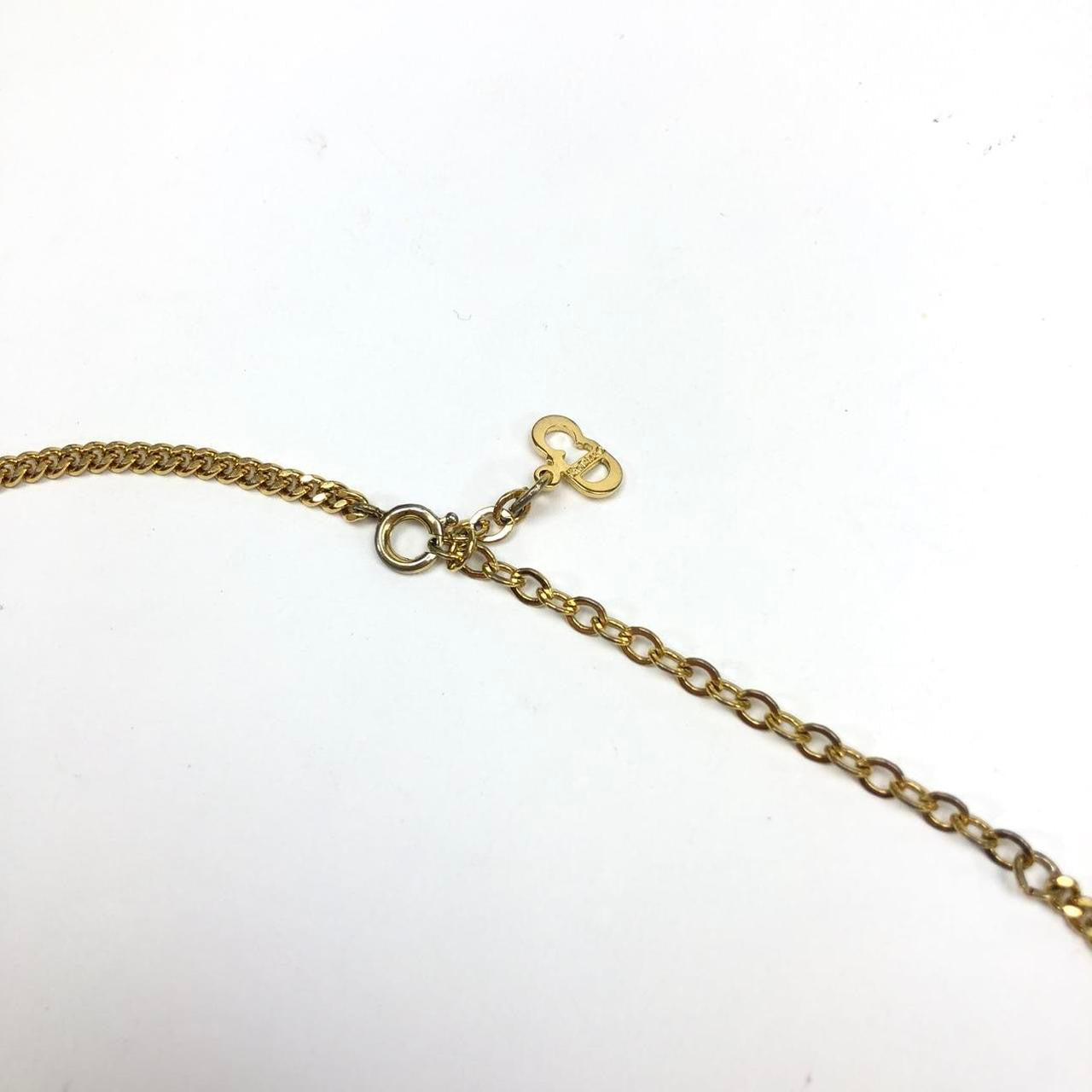 CHRISTIAN DIOR MONOGRAM NECKLACE